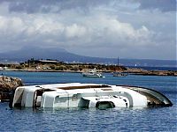 Transport: sunk yachts