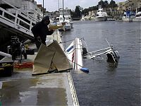 Transport: sunk yachts