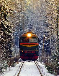 Transport: Train in Russia