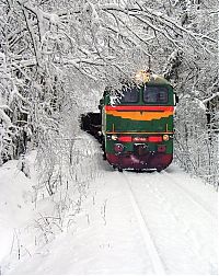 Transport: Train in Russia