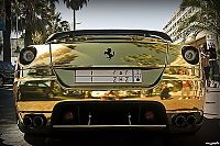 Transport: Gold Ferrari 599 GTB