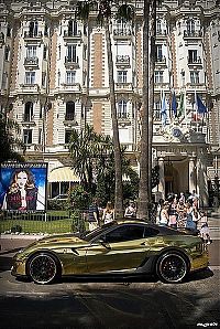 Transport: Gold Ferrari 599 GTB