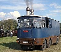 Transport: old steam trucks