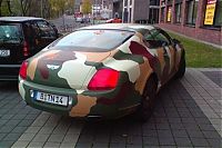 Transport: camouflaged cars