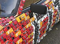 Transport: Ford Capri, sticked with 4000 toy cars
