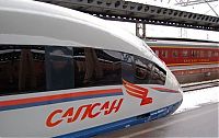 TopRq.com search results: Russia´s first high speed train Sapsan, Moscow to St. Petersburg