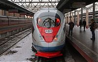 TopRq.com search results: Russia´s first high speed train Sapsan, Moscow to St. Petersburg