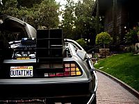 Transport: car from the back to the future movie