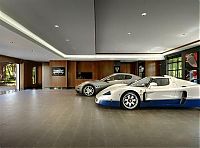 Transport: Exclusive car in exclusive garage