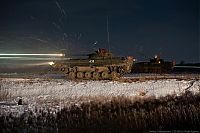 Transport: Tank T-80 and BMP-2 in action