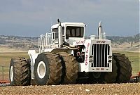 Transport: big bud 747, world's largest farm tractor