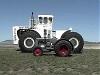 Transport: big bud 747, world's largest farm tractor