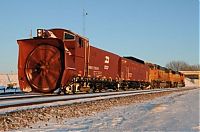 Transport: rotary snowplow train