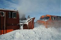 Transport: rotary snowplow train