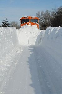 Transport: rotary snowplow train