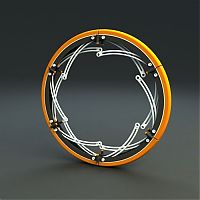 Transport: urban bicycle concept with folding wheel system