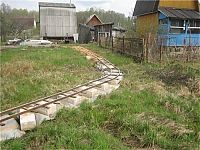 Transport: self-made ridable miniature railway