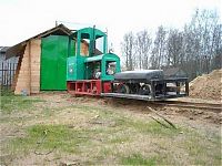 Transport: self-made ridable miniature railway