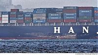 Transport: container ship accident