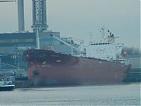 Transport: container ship accident