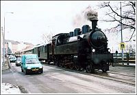 Transport: Train in the city, Brno, Czech Republic