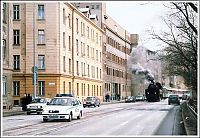 Transport: Train in the city, Brno, Czech Republic