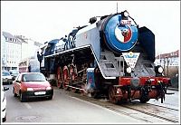 Transport: Train in the city, Brno, Czech Republic