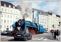 Transport: Train in the city, Brno, Czech Republic