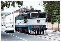 Transport: Train in the city, Brno, Czech Republic