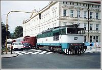 Transport: Train in the city, Brno, Czech Republic