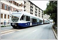 Transport: Train in the city, Brno, Czech Republic