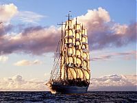 Transport: schooner sailing vessel