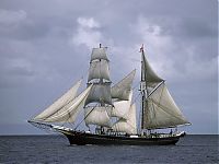 Transport: schooner sailing vessel