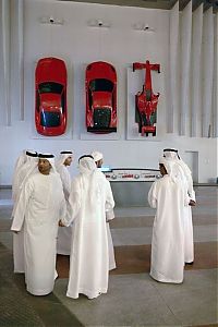 Transport: Ferrari World, Yas Island, Abu Dhabi, United Arab Emirates