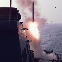 Transport: tomahawk missile in action