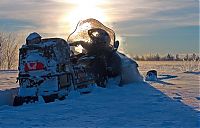 Transport: snowmobile vehicle