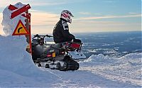 Transport: snowmobile vehicle