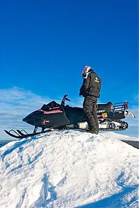 Transport: snowmobile vehicle