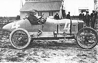 Transport: antique retro racing car