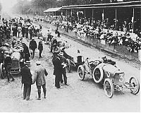 Transport: antique retro racing car