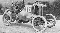 Transport: antique retro racing car