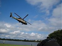 Transport: helicopter in action