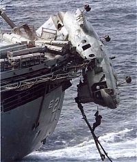 Transport: helicopter in action