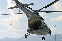 Transport: helicopter in action