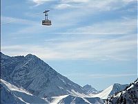 Transport: cable car aerial view