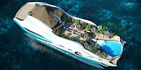 Transport: Tropical Island Paradise by Yacht Island Design