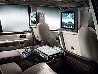 Transport: expensive car interior