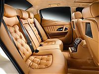 Transport: expensive car interior