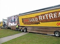 Transport: XXXX Gold retreat on tour, Party truck, Australia