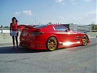 Transport: Mercedes McLaren SLR 999 Red Gold Dream by Ueli Anlicker